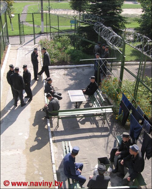 Локальный сектор отряда, в котором отбывает наказание Сергей Скребец. Фото Naviny.By