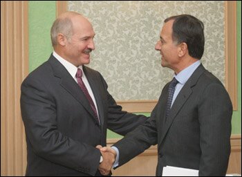 Александр Лукашенко и Франко Фраттини