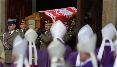 похороны Качиньского