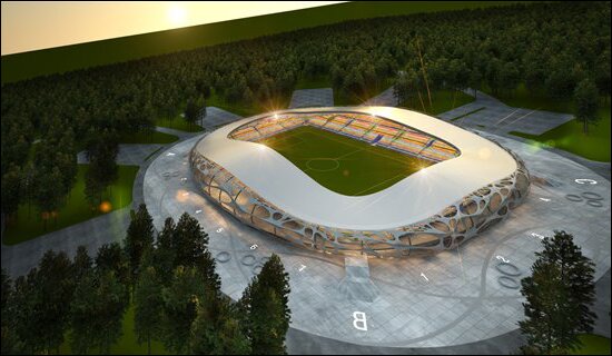 проект нового стадиона в Борисове