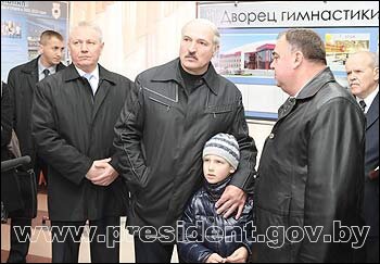 Александр Лукашенко в Могилеве