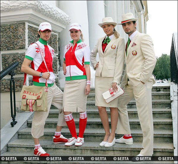 Парадная и повседневная одежда белорусских спорсменов на летних Олимпийских играх 2012 года в Лондоне