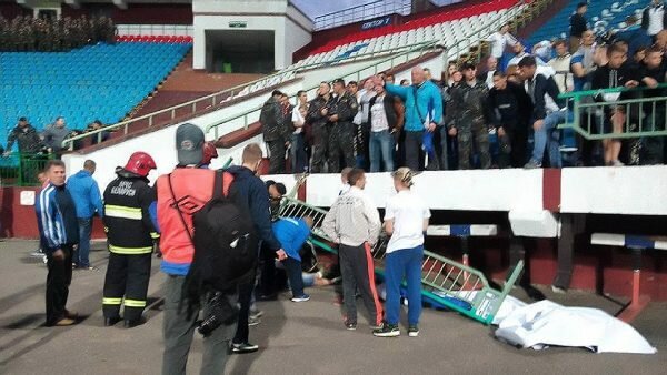 Фанаты пострадали на матче Витебск - БАТЭ 