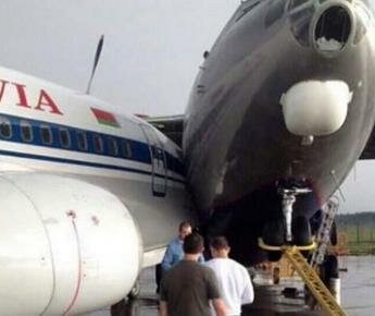 В аэропорту «Минск» столкнулись два самолета
