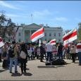 Под Белым домом. Белорусы США пикетировали в Вашингтоне