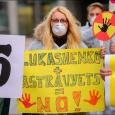 Литовцы в центре бельгийской столицы протестовали против БелАЭС