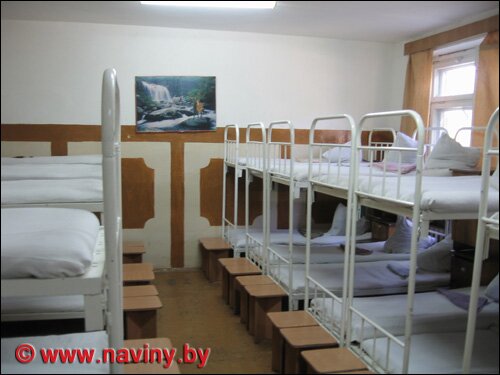 Жилая комната в помещении карантина. Фото Naviny.By