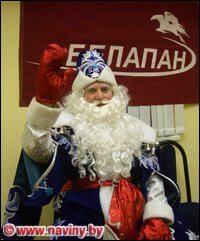 Дед Мороз в гостях у Белорусских новостей