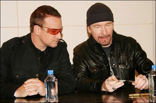 U2: Bono и Edge. Фото daylife.com