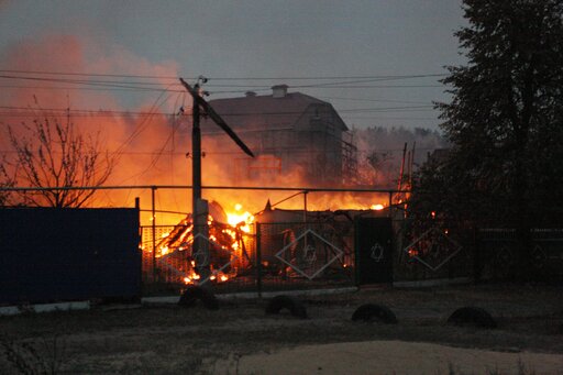 Пожар в Воронеже. Фото РИА Новости
