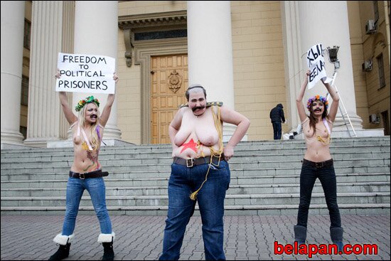 акция FEMEN в Минске