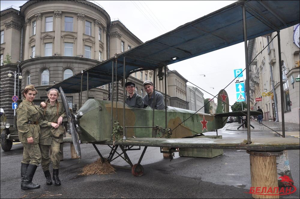 В Минске прошла реконструкция партизанского парада 1944 года