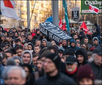 «Марш нетунеядцев» в Минске. Медиарепортаж