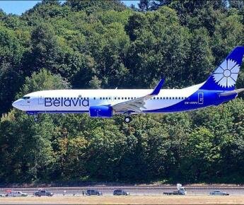 Новая раскраска самолетов «Белавиа». Без зеленого и красного