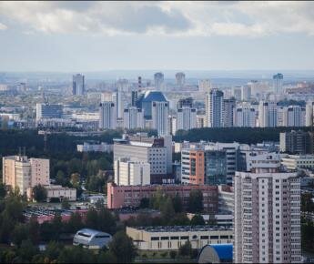 Минск под дождем и солнцем. Что в столице видно сверху