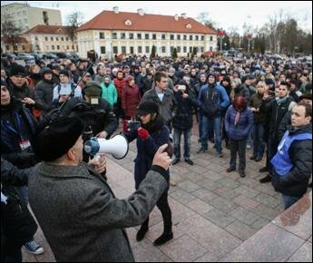 «Всех не посадят». На протест в Гродно вышло рекордное количество горожан