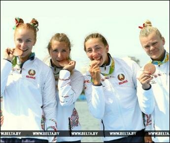 Белорусская четверка байдарочниц выиграла бронзу Олимпиады в Рио