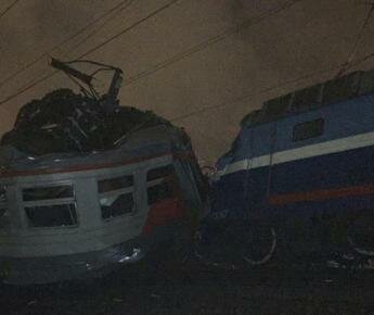 Столкновение поездов в Москве. Десятки пострадавших, среди них 6 белорусов