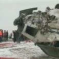 Видеорепортаж с места катастрофы белорусского самолета в аэропорту Еревана