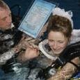 Подводная свадьба в Минске 