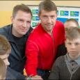 Вячеслав Глеб и Ян Тигорев провели открытый урок футбола и дружбы